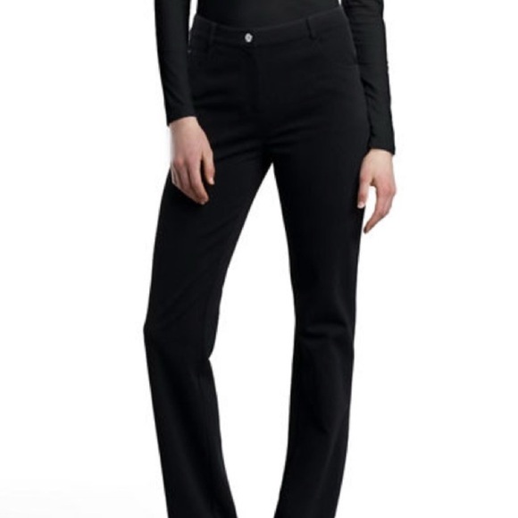 ST JOHN SPORT Black Stretch five‎ pocket Straight Leg Jeans Pants 6 - Picture 11 of 11